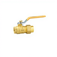 Válvula de Bola Manual de Latón para Control de Gas DunYun Modelo 628, Conexión DN 15 NPT/BSP 1/2, Caudal de 1-100 L/Min, 200 psi, Garantía de 3 Años