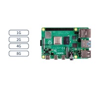 Carte de développement Raspberry Pi 4B 1G 2G 4G 8G, Kit Linux Raspberry Pi 4 2G 4G
