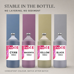 Tinta de Sublimación Compatible J-NEXT de 1000 ml para Cabezales de Impresión Epson DX5, DX6, DX7, I3200, Impresora de Formato Ancho, CMYK, Transferencia Térmica - Product Image 3