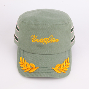 Conception classique personnalisée Chapeaux en coton à dessus plat Casquette de baseball de haute qualité Vintage Tourist 3d Broderie - Product Image 1