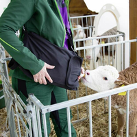 Sac de Colostrum pour l'Alimentation des Veaux de 4 L Imprimé Personnalisé, Tube d'Alimentation en Silicone de Haute Qualité, Pochette de Stockage de Colostrum pour Veaux