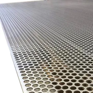 304 Stainless Steel Decorative Perforated Metal Sheets For Radiator Covers