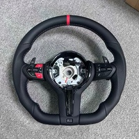 Volant de voiture en cuir noir M Sport pour BMW Série F F10 F30 F15 F31 F32 F20 E92 E60 X6 E71 X5 E70 M3 M4 M5