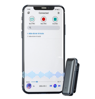 Grabadora de Voz con Activación por IA, Material ABS, Formato de Archivo WAV, Conectividad USB y Clip para Teléfono Móvil, Ideal para Reuniones