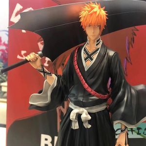 Figura de Anime <span class=keywords><strong>Bleach</strong></span> de HESPER de 33 cm, Figura de Acción de Kurosaki Ichigo con Dos Cabezas y Manos Intercambiables, Figura Coleccionable de PVC del <span class=keywords><strong>Manga</strong></span> - Product Image 4