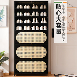 Home <b>shoe</b> cabinet, entrance <b>shoe</b> <b>rack</b>, multi-tiered floor-standing <b>storage</b> unit for hallways and outside, simple and convenient. - Product Image 3