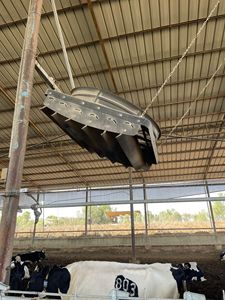 พัดลมดูดอากาศติดผนังอุตสาหกรรม Bonawind ขนาด 72 นิ้ว 70500CFM 2000W มอเตอร์ไร้แปรงถ่าน อลูมิเนียม - Product Image 2