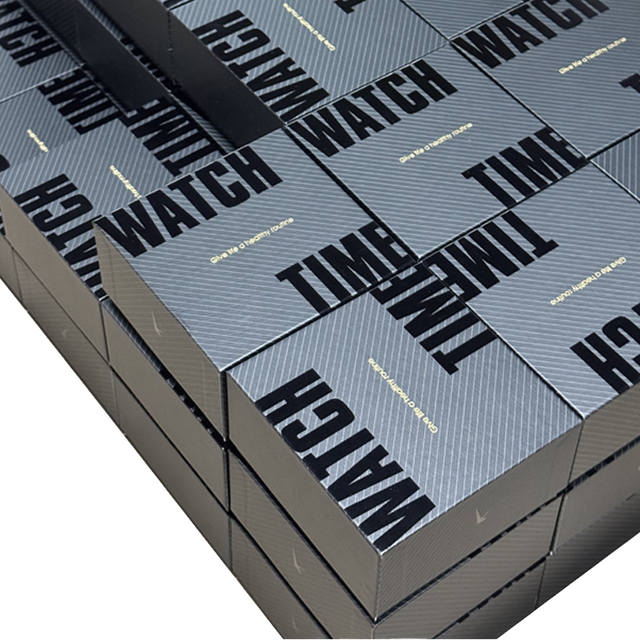 Wholesale Custom Luxury Aseptic Biodegradable Eco-Friendly UV Waterproof Portable Cardboard Packaging Smart Slide Watch Gift Box