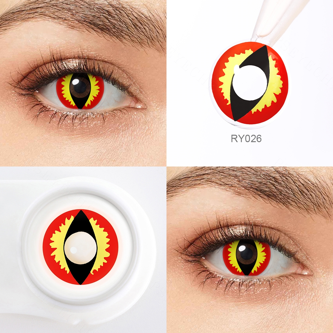 Rouge avec œil de chat RY026