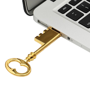 Clé USB 2.0 en métal OEM Bellek 16/32/64/128 Go, clé USB promotionnelle neuve en forme de clé de mariage - Product Image 2