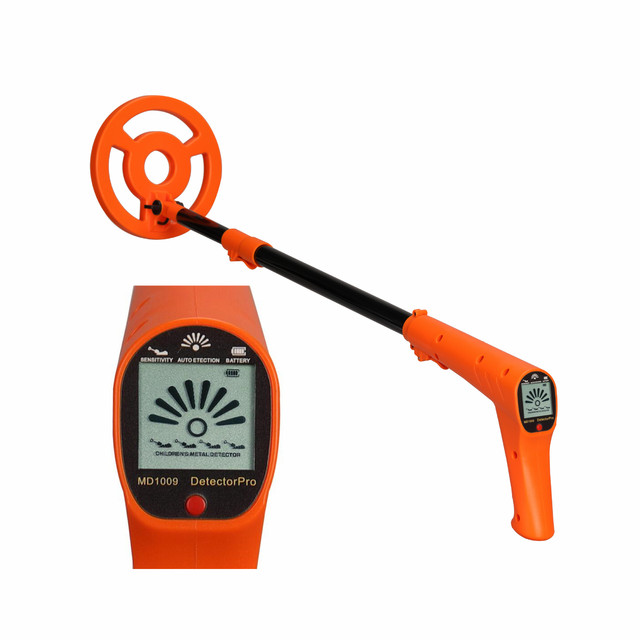 Convenient LCD Display Metal Detector for Parent-child Treasure Hunting Detects Gold/Silver/Copper/Iron 90-Day Warranty