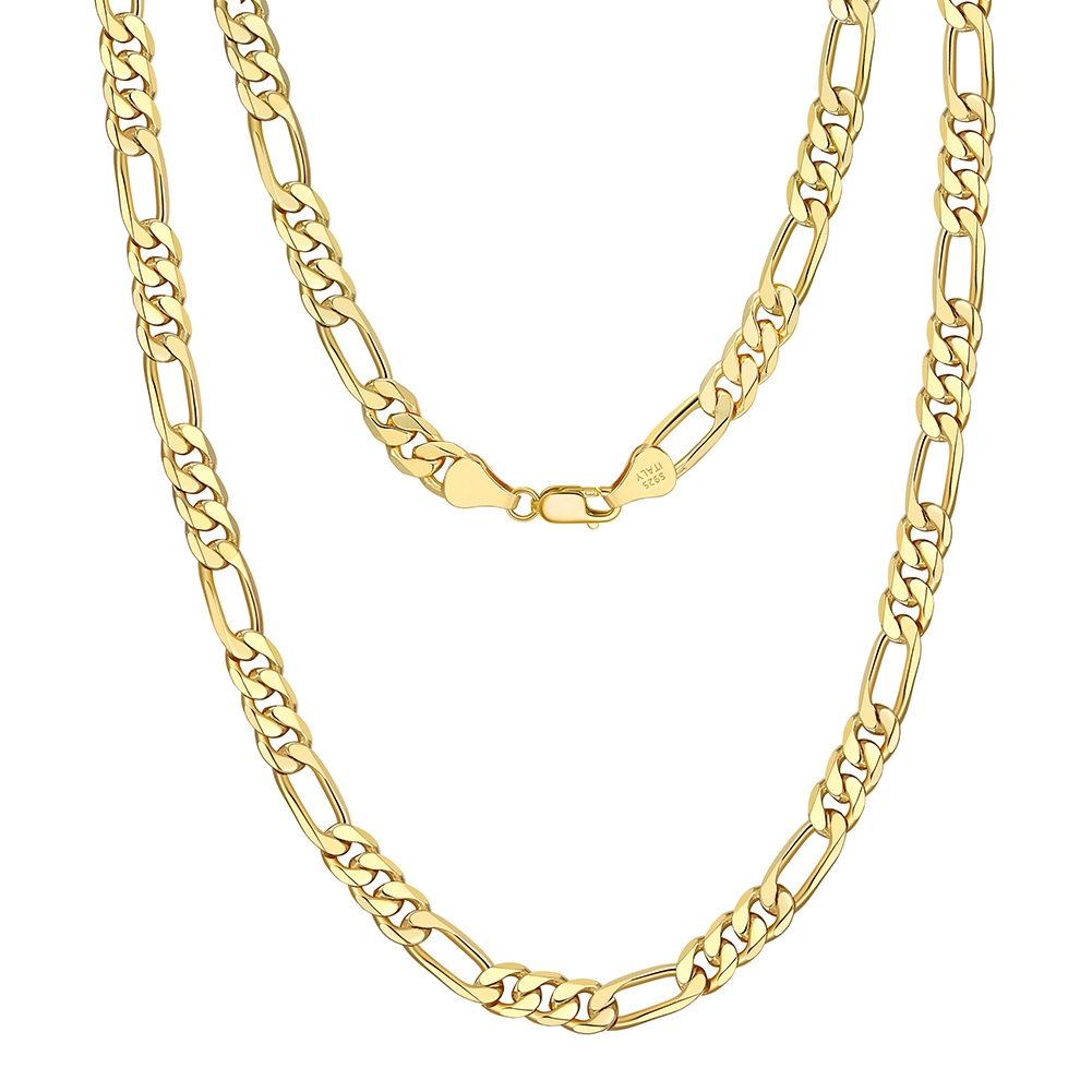 日本未入荷☆KING ICE☆10MM ITALIAN FIGARO CHAIN 10mm Italian Figaro Chain | Hip Hop Jewelry | King Ice