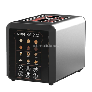 Hẹn Giờ Kỹ Thuật Số Tự Động <span class=keywords><strong>Toaster</strong></span> Chức Năng Âm Thanh 6 Bánh Mì Loại Cài Đặt Thép Không Gỉ Màn Hình Cảm Ứng Điện <span class=keywords><strong>Toaster</strong></span> Cho Bánh Sandwich - Product Image 3