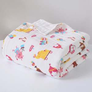 Manta de Seguridad para Bebé de Muselina de 6 Capas, 110*110cm, Envoltura de Bambú y Algodón - Product Image 3