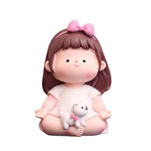 Ornements de bureau amusants et créatifs en forme de petite sœur sportive de <span class=keywords><strong>yoga</strong></span>, style dessin animé Moe, vente en gros - Product Image 5