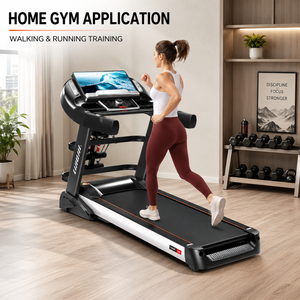 Écran LED semi-commercial motorisé super résistant à réduction de chocs, pliable multi-positions, pour fitness et comptage des calories, modèle L588S, installation facile - Product Image 2