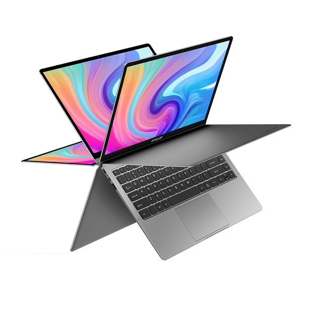 Teclast F6 Plus Laptop 13.3" IPS 360 Rotating Touch Screen Intel Gemini Lake N4100 Quad Core 8GB RAM 256GB SSD Win10 Notebook PC