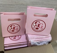 Bolsas para Recuerdos de Boda, Duraderas, con Logotipo Personalizado en Relieve, Cinta de Algodón, Bolsas de Regalo para Boutique de Zapatos, Bolsas de Papel para Compras, Bolsas para Ropa