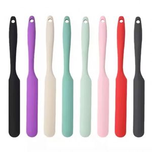 Spatule à long manche en silicone de qualité alimentaire pour pâtisserie, grattoir à pot, spatule pour gâteau, crème, beurre, outils résistants à la chaleur - Product Image 1
