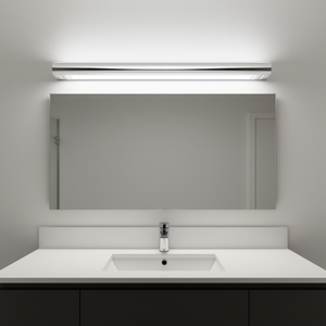 โคมไฟติดผนังห้องน้ำแบบ LED โครเมียมทันสมัย 5000K แสงเดย์ไลท์ พร้อมสวิตช์สัมผัส ปรับความสว่างได้ อายุการใช้งาน 25000 ชั่วโมง - Product Image 2