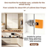 Gabarit d'installation de charnières de porte d'armoire, plaque magnétique fixe pour support de fixation multifonctionnel