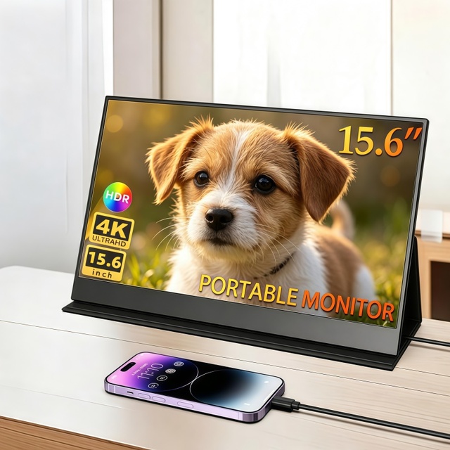 Portable IPS UHD 4K Portable Monitor None Touch Screen USB Display Gaming Monitor for Laptop