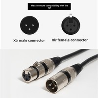 Vente d'usine – Câble audio XLR mâle-femelle de diverses couleurs pour microphone, mixeur, DMX, haut-parleur avec gaine en PVC, résolution 1080p
