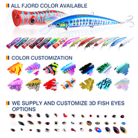 Leurres de pêche en eau salée FJORD 110 mm 64 g en plastique ABS dur, leurres coulants, métal, haute qualité, équipement de pêche en bateau en mer