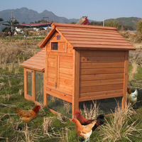 Nouvelle Conception 2026 : Poulailler Extérieur en Bois Grande Taille pour Poules et Coqs