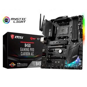 <span class=keywords><strong>Carte</strong></span> mère <span class=keywords><strong>MSI</strong></span> AMD <span class=keywords><strong>B450</strong></span> GAMING PRO CARBON AC 64GB DDR4 AM4 PCI-E ATX d'occasion - Product Image 1