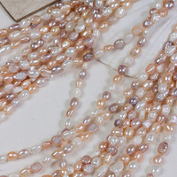 Perles baroques d'eau douce naturelles en gros, 7 mm, pour la fabrication de bijoux, bracelets et colliers DIY