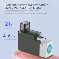 Vanne solénoïde micro 3/2 SHINYEE DC24V/12V 10mm Mini 3 voies Pièces pneumatiques pour machine à tricoter des chaussettes