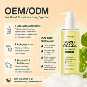Gel Nettoyant Purifiant PDRN Équilibrant le Sébum, Apaise les Peaux à Tendance Imperfectible, Utilisation Quotidienne Douce, Testé Contre les Irritations Cutanées, Gel Nettoyant PDRN Cica - Product Image 3