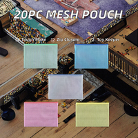 Wenshun sac de fichiers en PVC personnalisé de taille A4 pochette à documents transparente en PP avec fermeture à glissière en maille étanche pour organisateur d'école ou de bureau