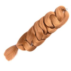 Extensiones de Cabello Sintético de Fibra de Alta Temperatura al por Mayor, Trenzas <span class=keywords><strong>Jumbo</strong></span> Africanas de 82 Pulgadas, Material Crudo Liso Yaki para Trenzar - Product Image 4
