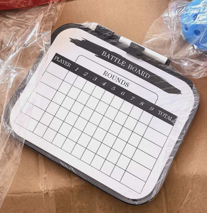 Tableau de scores de golf effaçable, 1 <span class=keywords><strong>stylo</strong></span> gratuit, tableau blanc en plastique, support effaçable à sec, accessoires, cadeau pour hommes et femmes golfeurs - Product Image 5