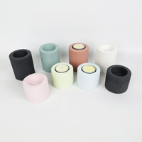 Bougies chauffe-plat rose irisé, petit photophore décoratif en céramique, cadeau de mariage, décoration moderne pour la saint-valentin