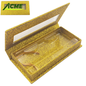 Vente en gros Étui à faux cils Marque privée Boîte d'emballage personnalisée Fenêtre rectangulaire Cosmétique Art Paper Board Gaufrage ACME - Product Image 5