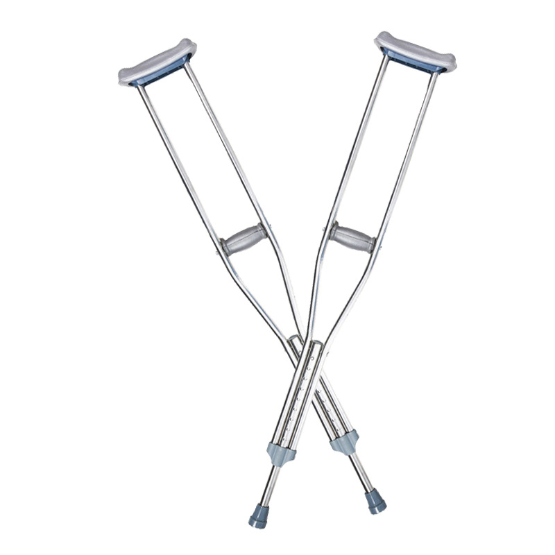 Aluminum Alloy Collapsible Telescopic Axillary Crutches