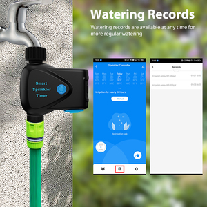 LEDEAST, válvula de suelo de jardinería, temporizador de Control de agua automático para exteriores, temporizador de rociador inteligente <span class=keywords><strong>WiFi</strong></span>, IP65, - Product Image 5