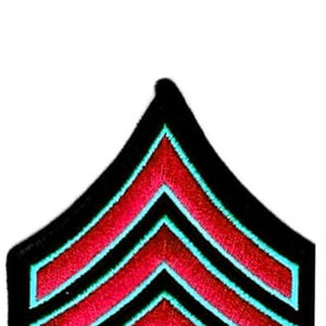Best Supplier Heavy Duty Embroidered Uniform Chevron Stripes Custom Made Uniform Chevron Patches With Low MOQ - Product Image 5