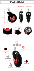 Văn phòng Caster rollerblades - Product Image 6