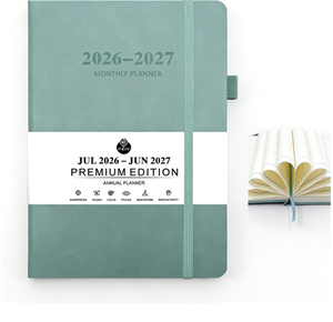 Taccuino Personalizzato 2026 in Pelle PU Colorata con Copertina A4 A5 A6 e Design del Logo - Product Image 1