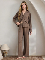 Vente en gros – Nouveauté Hiver 2025 – Pyjamas amples en coton pour femme – Tenues d'intérieur et de nuit personnalisables avec logo – Ensemble pyjama