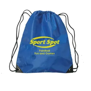 Promosyon Polyester İpli çanta spor sırt çantası katlanabilir İpli sırt çantası spor çanta