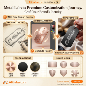 Etichette Adesive Impermeabili 3M in Metallo Personalizzate di Alta Qualità con Logo per Confezioni di Profumi - Product Image 5
