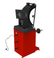 Équilibreuse de roues automatique multi-modes dynamique de haute qualité certifiée CE, 200 tr/min, capacité 100 kg, alimentation 110-240 V