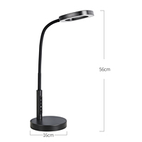 Lampes de bureau LED modernes pour enfants Lumière naturelle avec CCT Contrôle tactile Gradateur de luminosité Pliable Flexible Base E14 Corps en métal