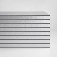 Panneau d'isolation sous vide en aluminium argenté, économie d'énergie thermique, haute efficacité, matériau mince, construction durable