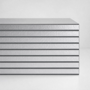 Panneau d'isolation sous vide en aluminium argenté, économie d'énergie thermique, haute efficacité, matériau mince, construction durable - Product Image 1